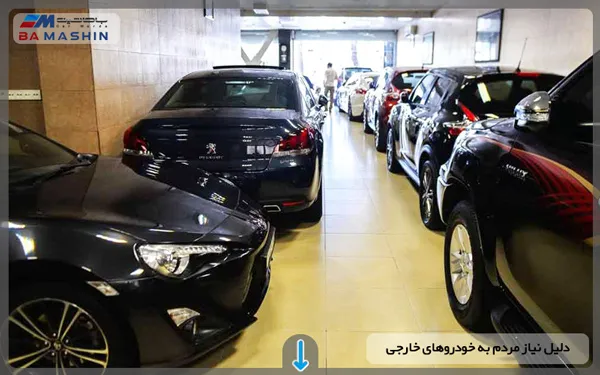 نیاز مردم به خرید خودروهای خارجی