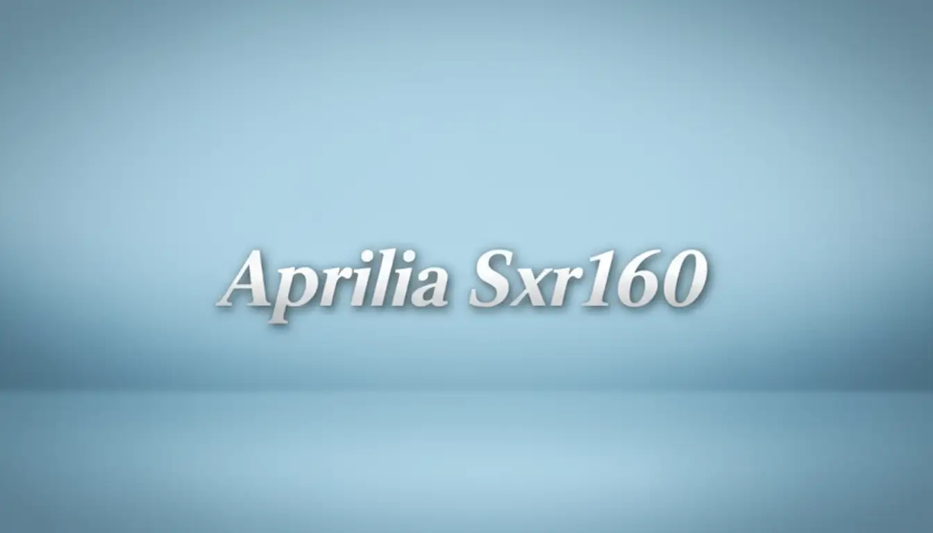 آپریلیا SXR 160